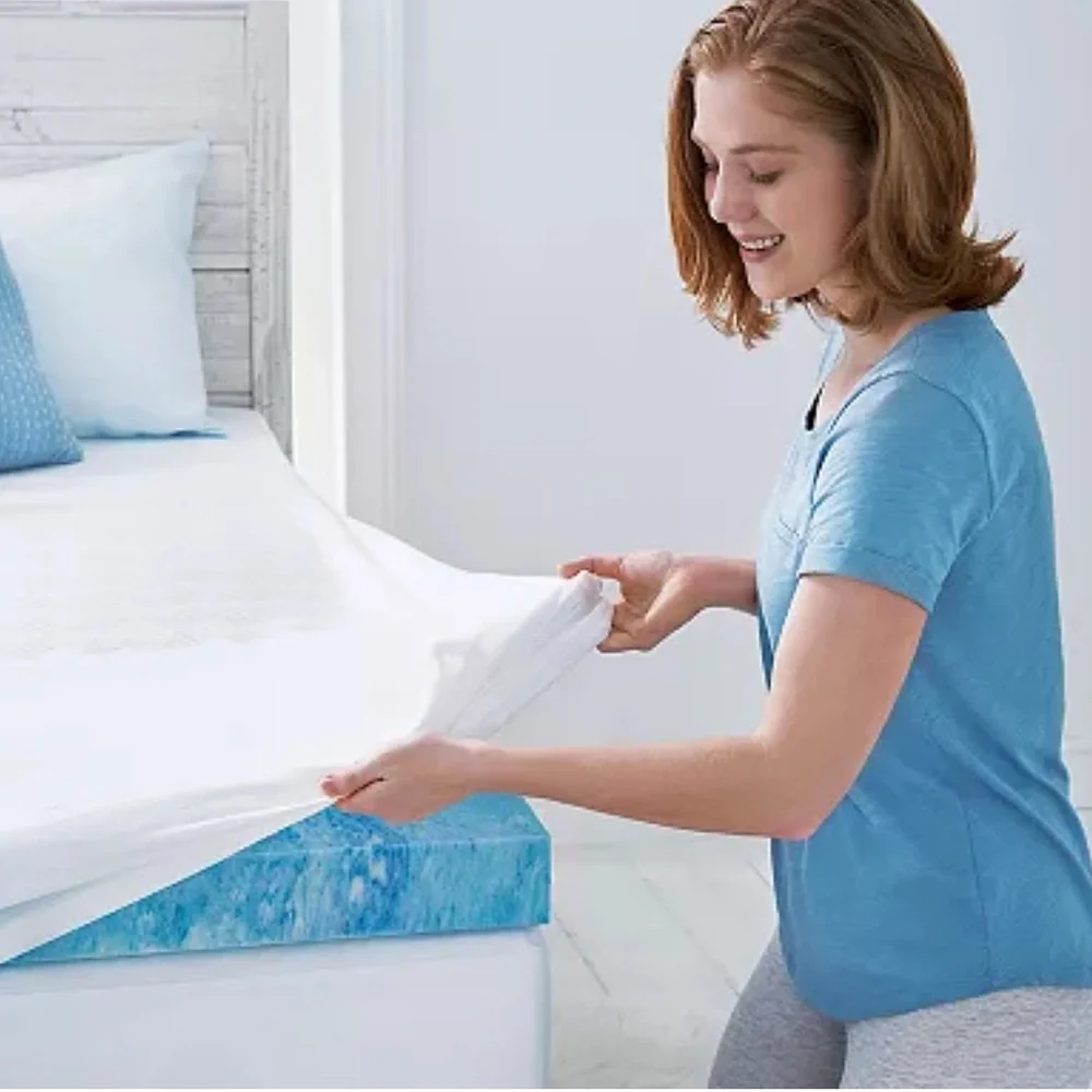 Serta® 3-inch Soothing Cool Gel Memory Foam Mattress Topper